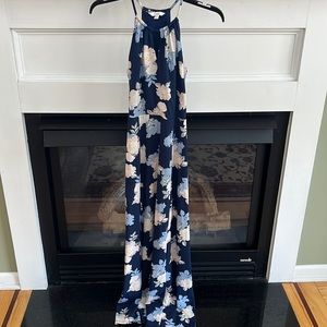 Candie’s Halter Formal Dress with Flowers in XS